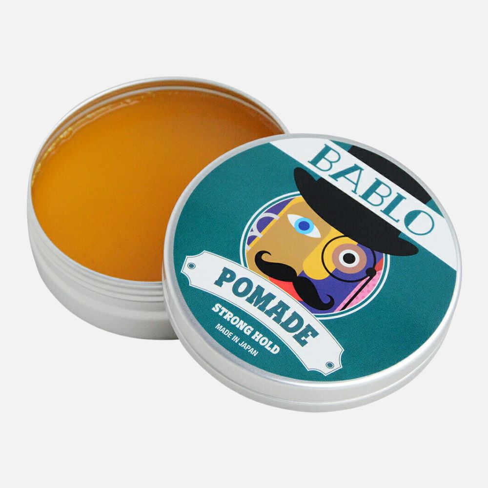 BABLO POMADE バブロポマード ストロング ホールド 130g + メッシュコーム櫛(ブラック)セット