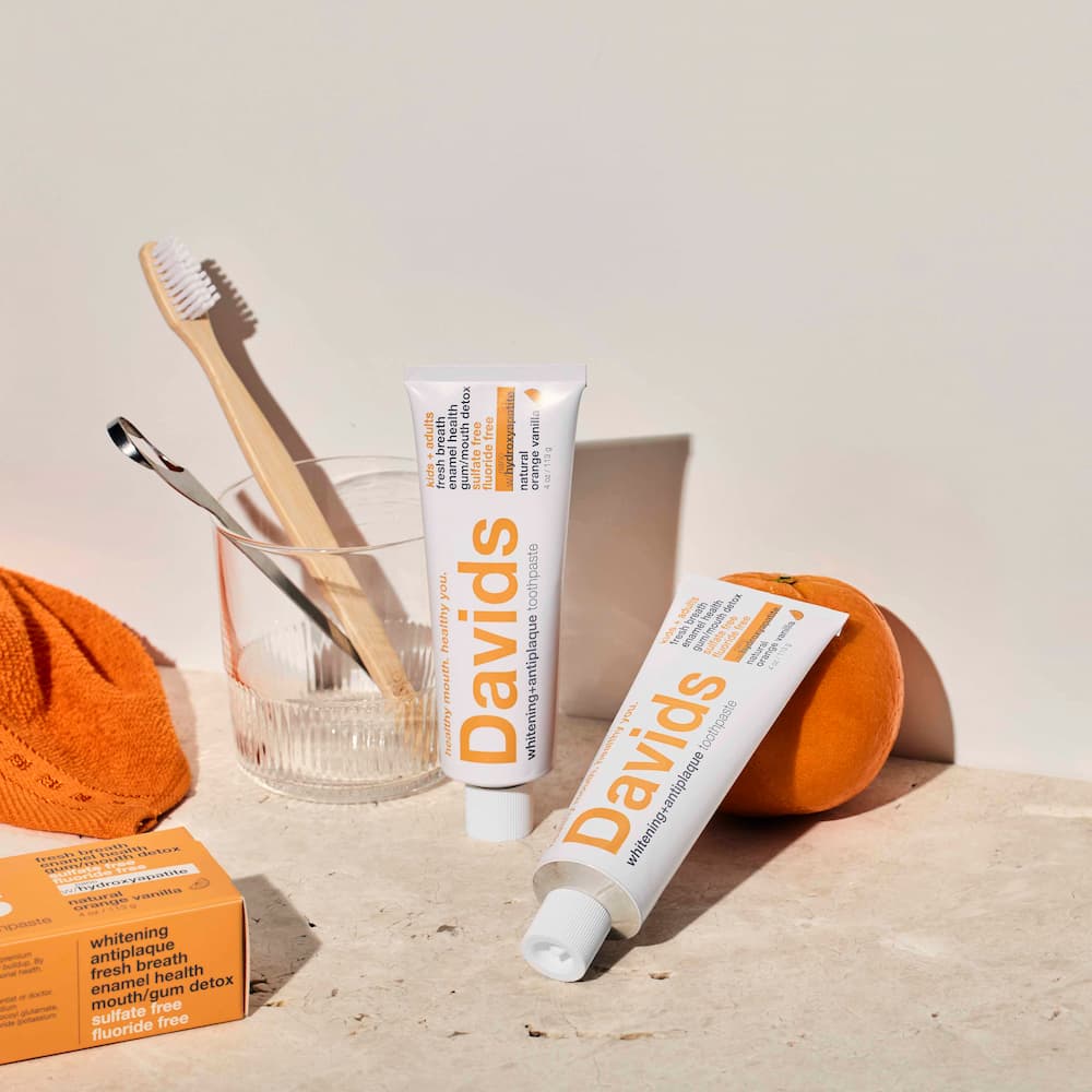 Davids デイヴィッズ ホワイトニングトゥースペースト オレンジバニラ 113g
