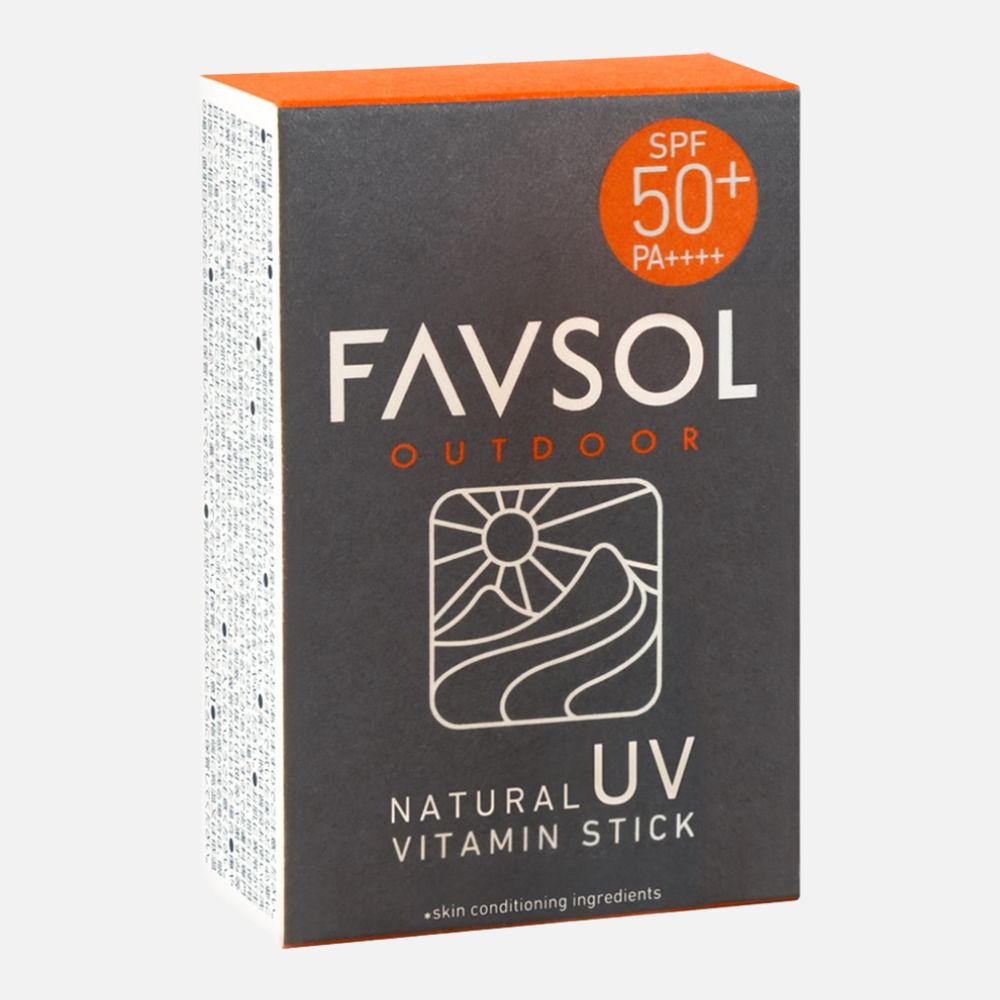 FAVSOL ファブソル ナチュラル UVビタミンスティック 16g SPF50+/PA++++