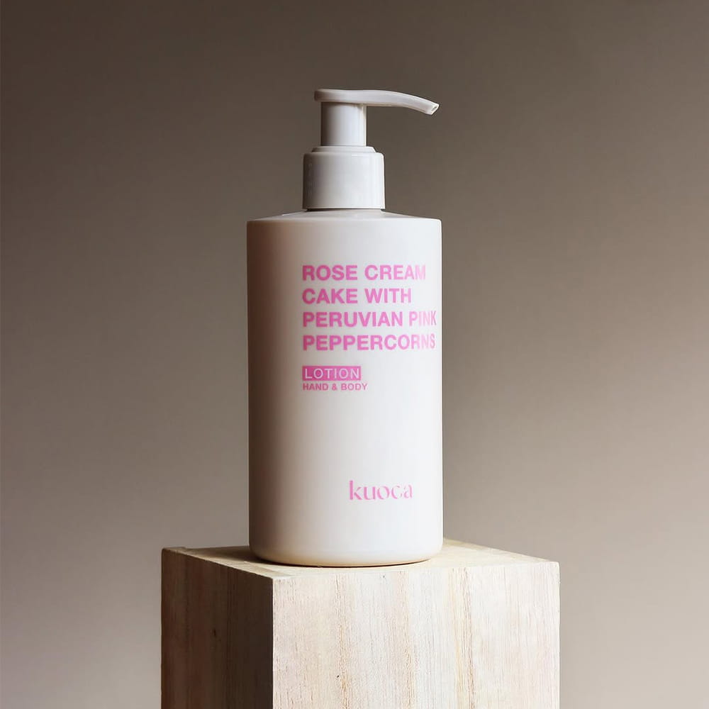 kuoca クオカ ハンド&ボディローション ローズケーキ 300mL