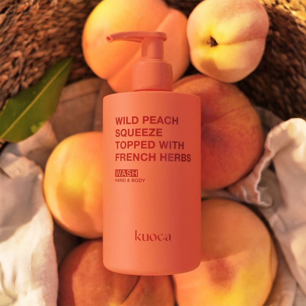 kuoca クオカ ハンド&ボディウォッシュ ワイルドピーチ 300mL