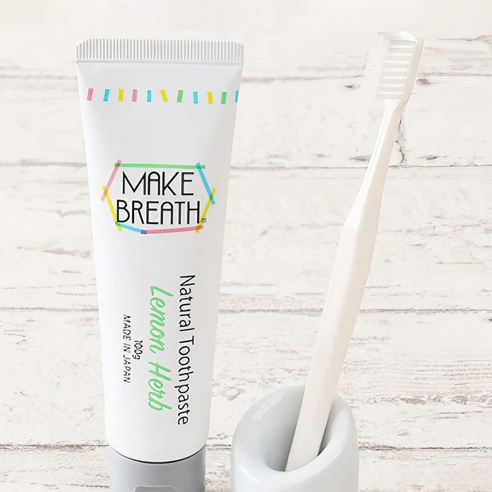 メイクブレス 歯磨き粉 レモンハーブの香り 100g