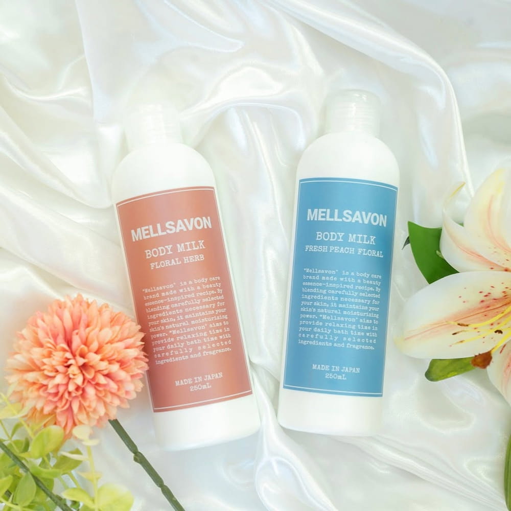 メルサボン ボディミルク フレッシュピーチフローラル 250mL