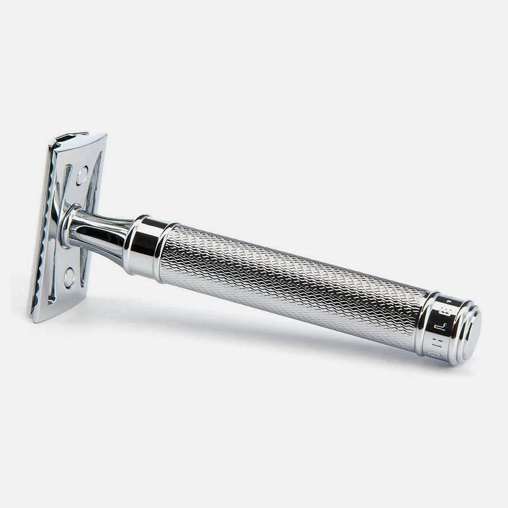 ミューレ TRADITIONAL クラシックレイザー(両刃カミソリ)/グランデ・クローズドコム・メタル 替刃一枚付属 (R89GRANDE)