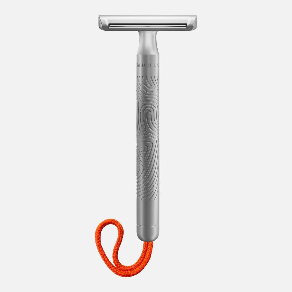 ミューレ コンパニオン ボディ＆フェイス 両刃カミソリ コーラル（赤