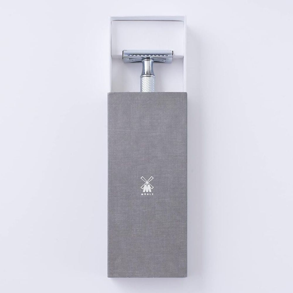 ミューレ TRADITIONAL クラシックレイザー(両刃カミソリ)/クローズドコム・メタル 替刃一枚付属 (R89) + 両刃替刃20枚 (K1-20) セット