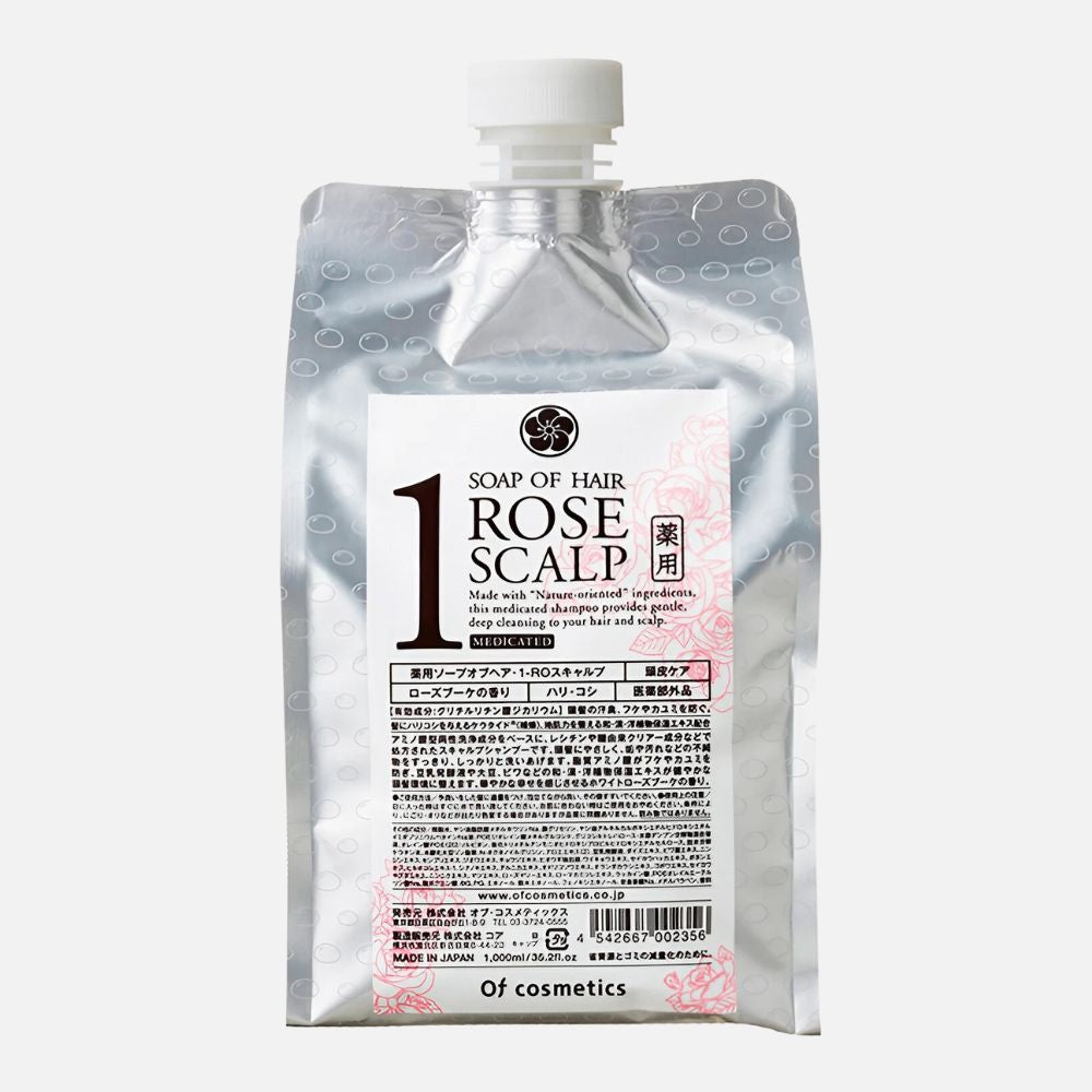 ［薬用］ソープオブヘア・1-RO スキャルプ ローズブーケの香り詰替用 1000mL