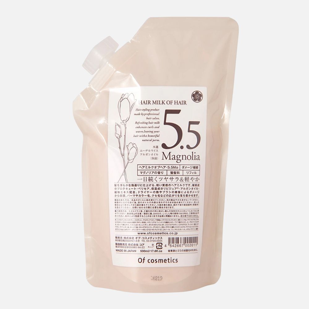 いいスタイル ヘアミルクオブヘア・5.5 Ma オブ 500mL 詰替用 スタイリング剤