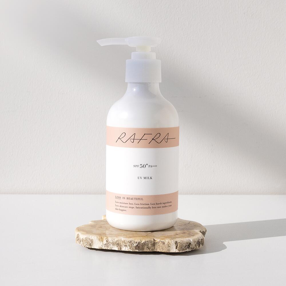 ラフラ RAFRA UVミルク 180g SPF50+ PA++++