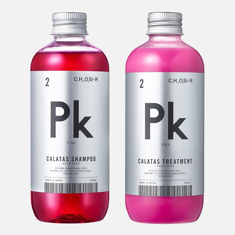 シャンプー + トリートメント ヒートケア Pk (ピンク) 250mL セット