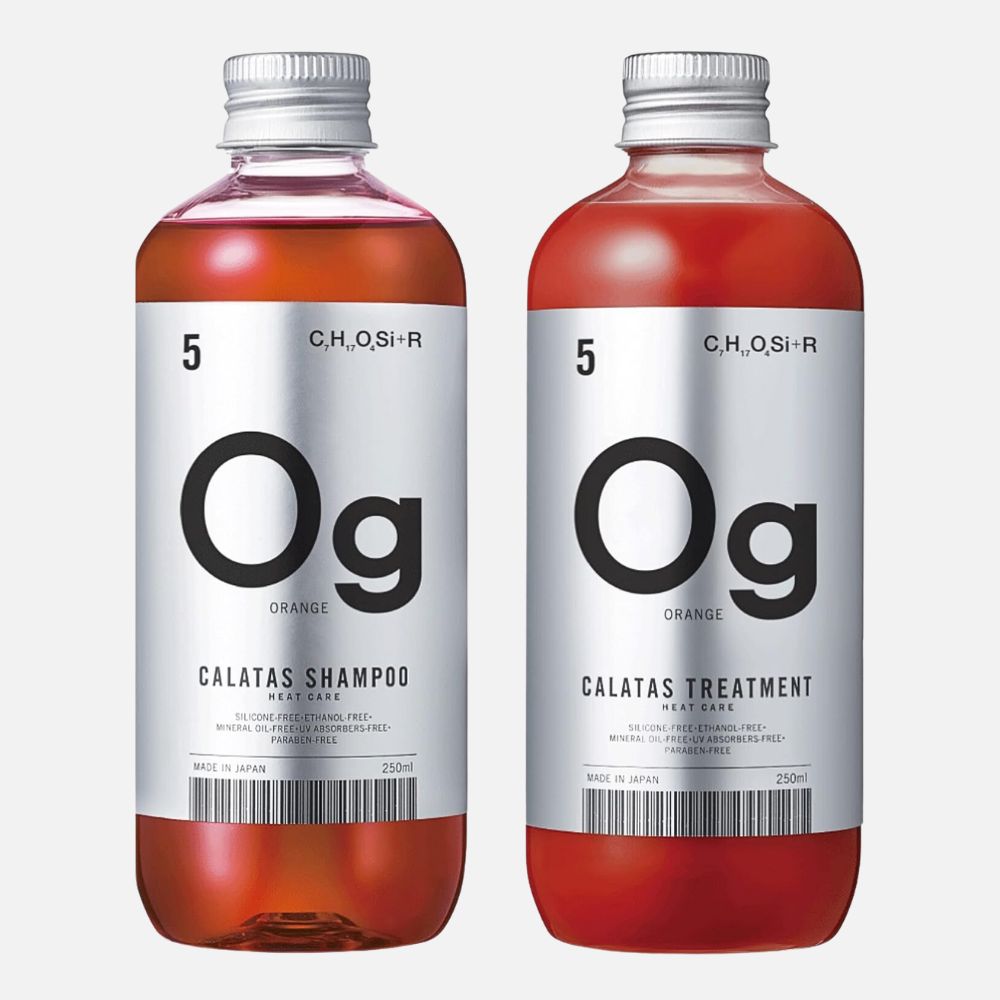 カラタス シャンプー + トリートメント ヒートケア Og(オレンジ) 250mL セット