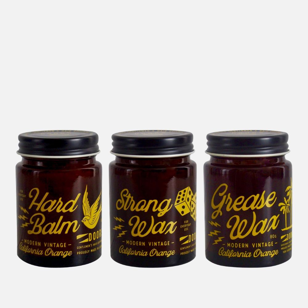 DOORS ドアーズ ビーチオレンジ(グリースワックス + ストロングワックス + ハードバーム)80g 3種セット