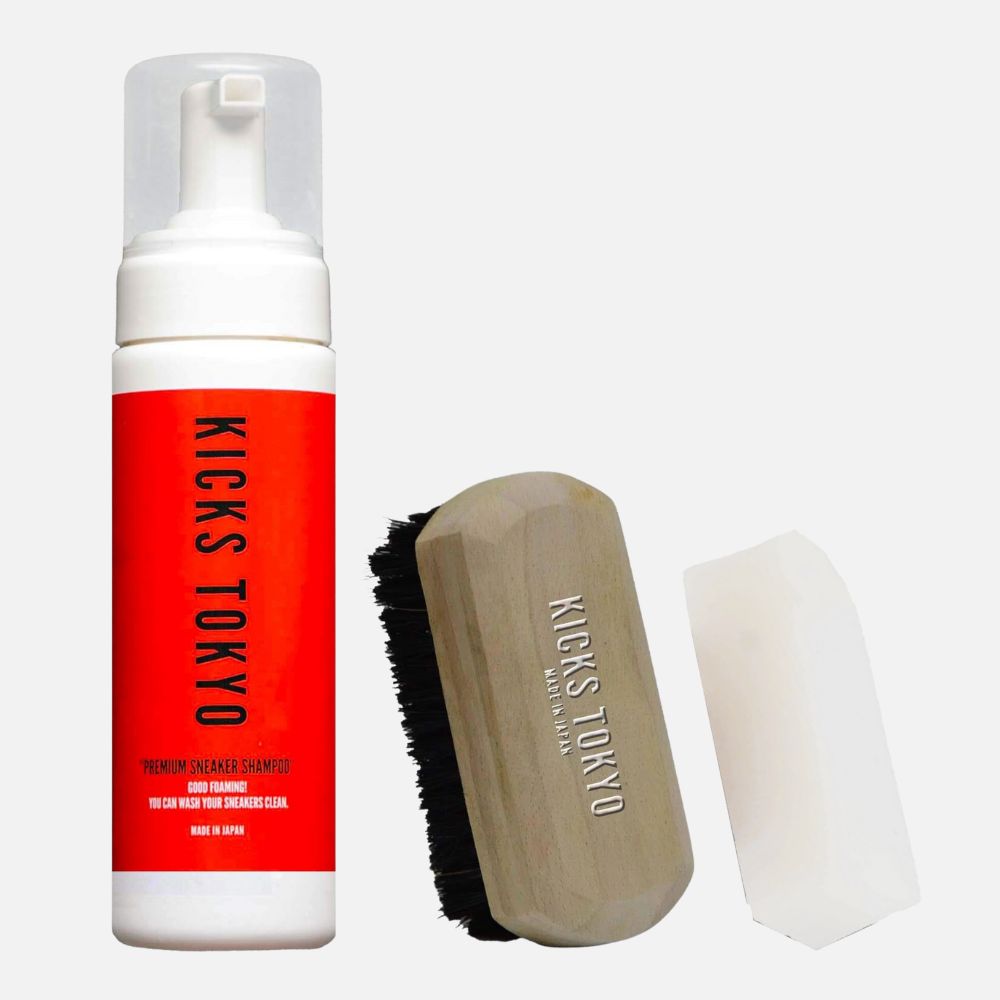KICKS TOKYO スニーカー用シャンプー 200mL + スニーカー用ブラシ + スニーカー用消しゴム
