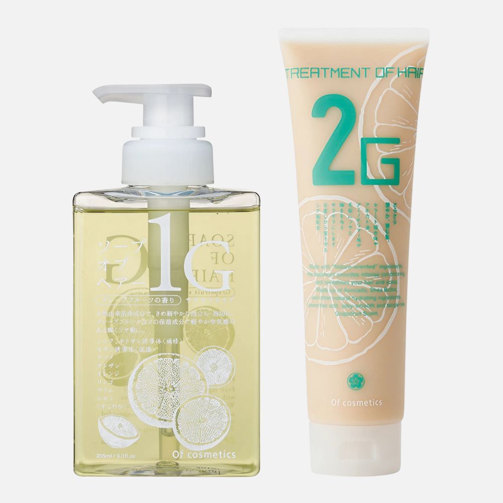 オブ・コスメティックス ソープオブヘア・1-G 265mL + トリートメントオブヘア・2-G 210g セット