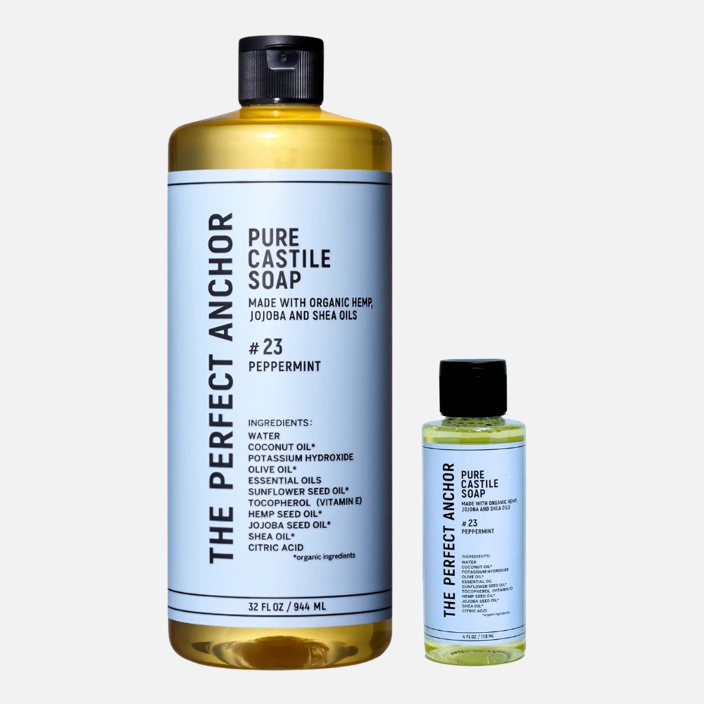 ザ・パーフェクトアンカー ペパーミント ピュア カスチールソープ 944mL (ミニサイズ付)