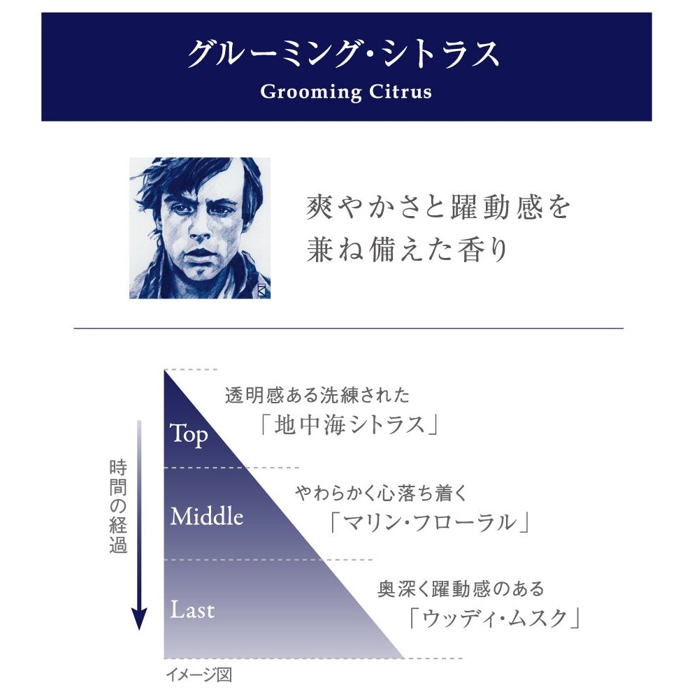 スター・ウォーズデザイン グルーミングバーム 40g  グルーミング・シトラスの香り（ルーク・スカイウォーカー）