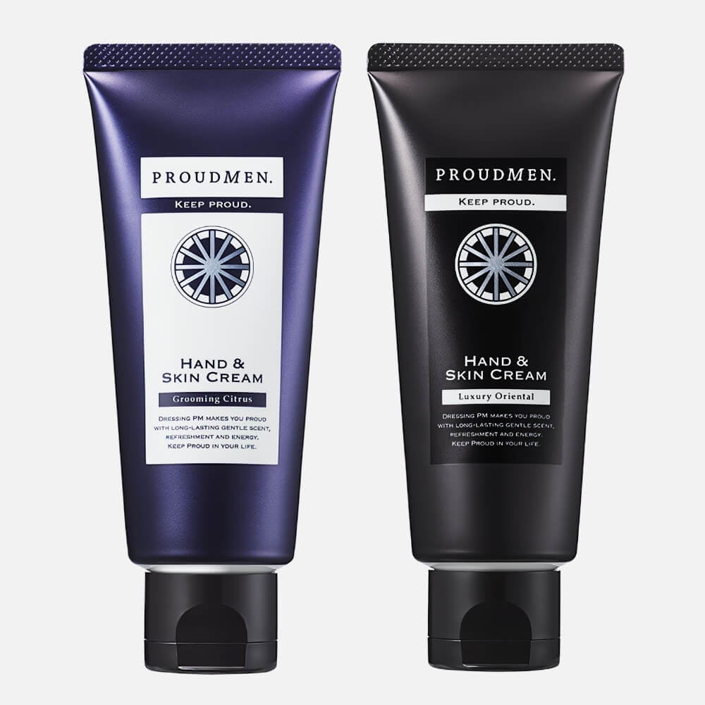 PROUDMEN プラウドメン ハンド＆スキンクリーム グルーミングシトラス 60g + ラグジュアリー・オリエンタル 60g